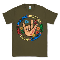 Army Green advocate inclusion equity equality accept adapt Classic Tee - MaliasSmallBusiness