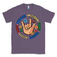 Lavender advocate inclusion equity equality accept adapt Classic Tee - MaliasSmallBusiness
