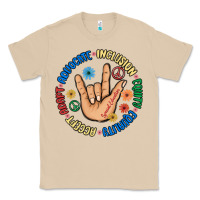Mushroom advocate inclusion equity equality accept adapt Classic Tee - MaliasSmallBusiness
