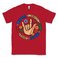 Red advocate inclusion equity equality accept adapt Classic Tee - MaliasSmallBusiness