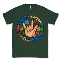 Sports Green advocate inclusion equity equality accept adapt Classic Tee - MaliasSmallBusiness