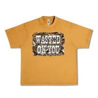 Peanut Butter Western Wasted On You Background Urban Heavy Tee - LillyAllenDesigns