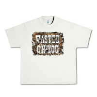 Pistachio Western Wasted On You Background Urban Heavy Tee - LillyAllenDesigns