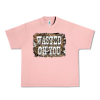 Salmon Western Wasted On You Background Urban Heavy Tee - LillyAllenDesigns