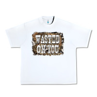White Western Wasted On You Background Urban Heavy Tee - LillyAllenDesigns