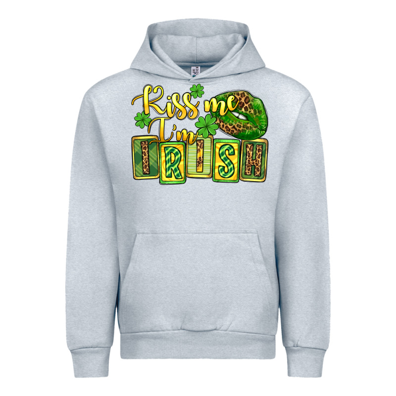 St. Patrick's Kiss Me I Am Irish Urban Hoodie by OliviaCreatesArt | Teevron