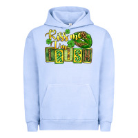 Pigment Grape Ice St. Patrick's Kiss me i am irish Urban Hoodie - OliviaCreatesArt