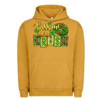 Pigment Peanut Butter St. Patrick's Kiss me i am irish Urban Hoodie - OliviaCreatesArt