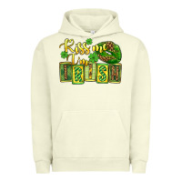 Pigment Pistachio St. Patrick's Kiss me i am irish Urban Hoodie - OliviaCreatesArt