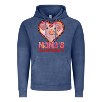 Vintage Denim mama's sweetheart baby pig Vintage Hoodie - AdoDesignShop
