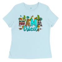 Baby Blue mama tried Ladies Tee - Zillion Design Studio