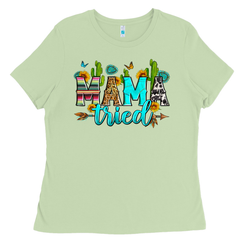 Mama Tried Ladies Tee by Zillion Design Studio | Teevron