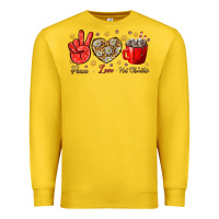 Lemon Peace love hot chocolate Premium Sweatshirt - NancyCooperArtShop