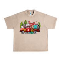 French Oak cna nurse truck with cactus and sunflowers Urban Heavy Tee - AdoDesignShop