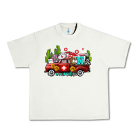 Pistachio cna nurse truck with cactus and sunflowers Urban Heavy Tee - AdoDesignShop
