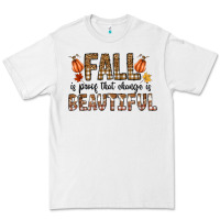 White Fall Premium Tee - CowhideDigitalArt