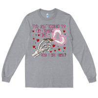 Heather Grey not to be blunt but can i hit Long Sleeve Tee - MaliasSmallBusiness