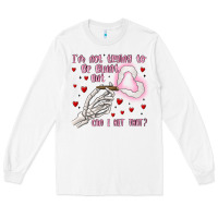 White not to be blunt but can i hit Long Sleeve Tee - MaliasSmallBusiness