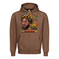 Chestnut juneteenth is my independence day Zipper Hoodie - LillyAllenDesigns