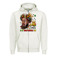 Oatmeal Heather juneteenth is my independence day Zipper Hoodie - LillyAllenDesigns