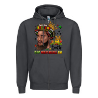 Smoke juneteenth is my independence day Zipper Hoodie - LillyAllenDesigns
