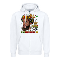 White juneteenth is my independence day Zipper Hoodie - LillyAllenDesigns