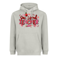 Moon Dust one loved teacher afro messy bun Heavyweight Hoodie - texasbilliewilder