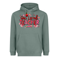 Sage one loved teacher afro messy bun Heavyweight Hoodie - texasbilliewilder