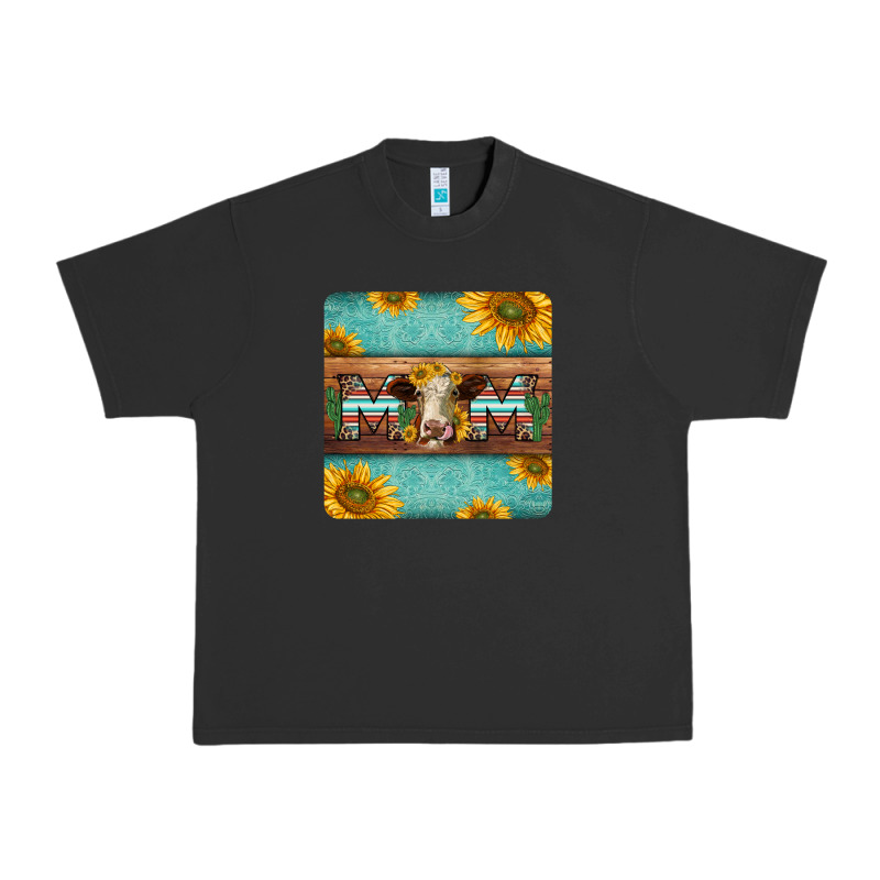 Hereford Cattle Mom Coaster Urban Heavy Tee by Jasminsmagicworld | Teevron