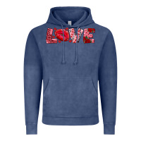 Vintage Denim love with kiss Vintage Hoodie - AdoDesignShop
