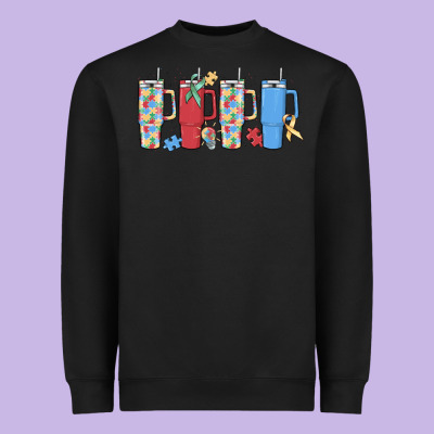 Autism Heavyweight Sweatshirt Designed By Maliassmallbusiness