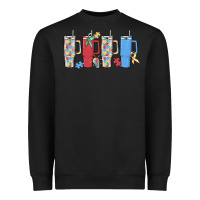 Black autism Heavyweight Sweatshirt - MaliasSmallBusiness