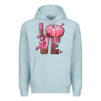 Blue Mist love cancer pumpkin Premium Hoodie - texasbilliewilder
