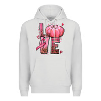 Dove Grey love cancer pumpkin Premium Hoodie - texasbilliewilder