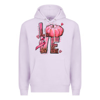 Lilac love cancer pumpkin Premium Hoodie - texasbilliewilder