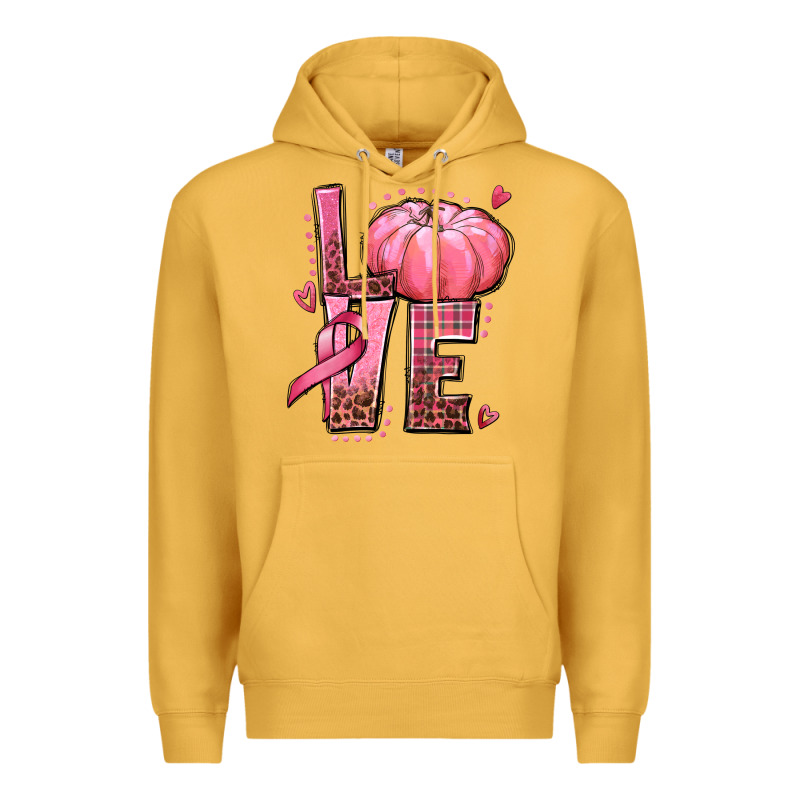 Love Cancer Pumpkin Premium Hoodie by texasbilliewilder | Teevron