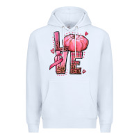 White love cancer pumpkin Premium Hoodie - texasbilliewilder