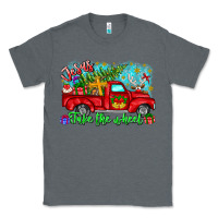 Charcoal Heather jesus take the wheel Classic Tee - CowhideDigitalArt