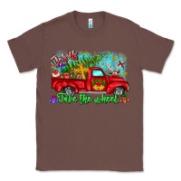 Chestnut jesus take the wheel Classic Tee - CowhideDigitalArt