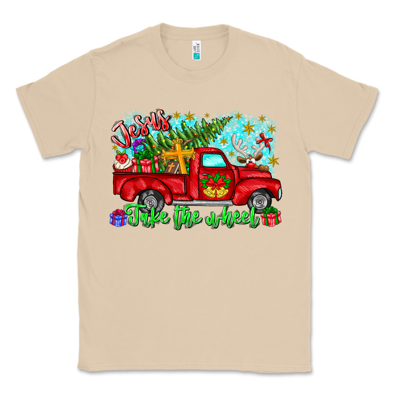 Jesus Take The Wheel Classic Tee by CowhideDigitalArt | Teevron