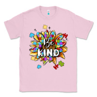Bubblegum Pink be kind Classic Tee - MaliasSmallBusiness