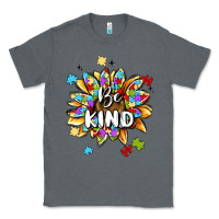 Charcoal Heather be kind Classic Tee - MaliasSmallBusiness