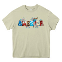 Mossy Lightning bolt with America Heavy Core Tee - Neo Western