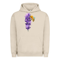Pigment French Oak honey bee with lavender fa element Urban Hoodie - FaDigitalArtStudio