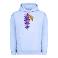 Pigment Grape Ice honey bee with lavender fa element Urban Hoodie - FaDigitalArtStudio