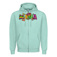 Seafoam mama mardi gras Zipper Hoodie - LillyAllenDesigns