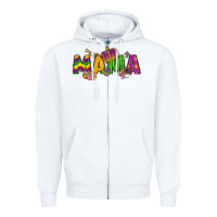 White mama mardi gras Zipper Hoodie - LillyAllenDesigns