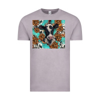 Vintage Zinc western black and white cow Vintage Tee - BarkalooDesign