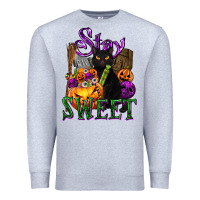 Heather Grey Stay Sweet Premium Sweatshirt - texasbilliewilder