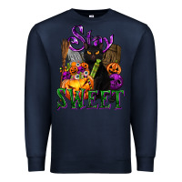 Navy Stay Sweet Premium Sweatshirt - texasbilliewilder